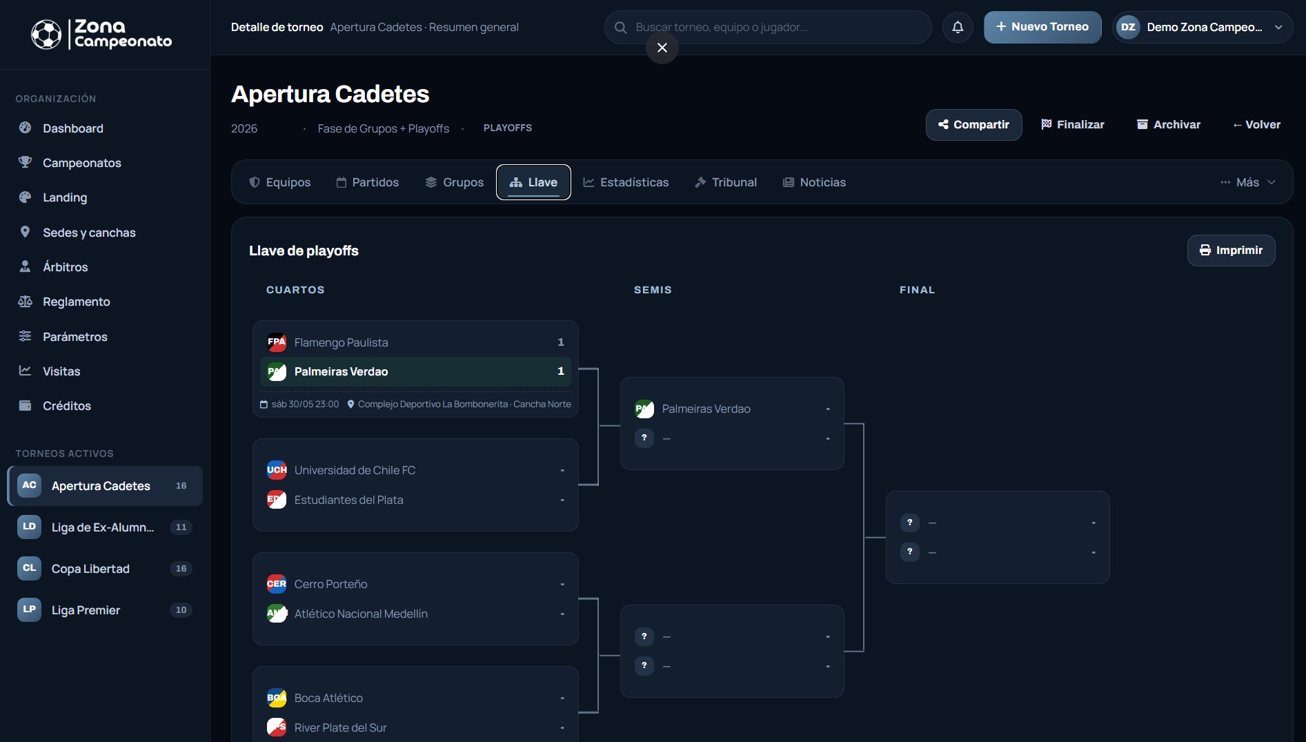 Llave de playoffs